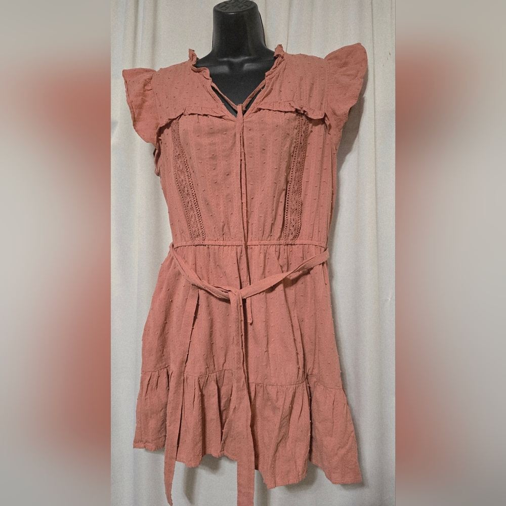 Mine Women's Mini Dress in Dusty Pink